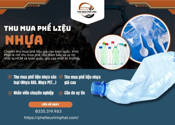 thu mua phế liệu nhựa giá cao - Đại lý phế liệu Vinh Phát